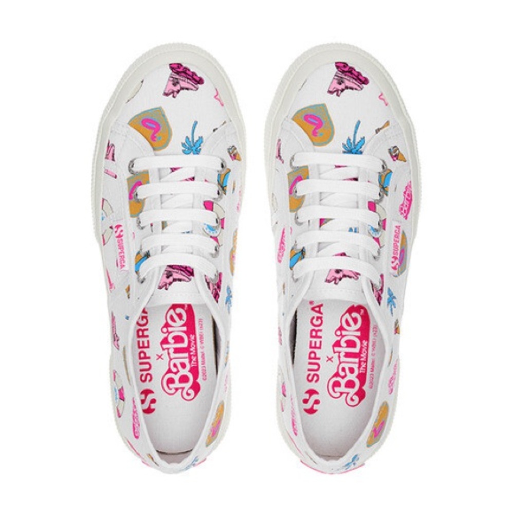 Superga x Barbie Movie Print Sneakers